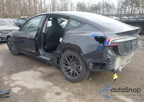 2025 Tesla Model 3 Long Range Rear-Wheel Drive/Standard Rear-Wheel Drive из США, поврежденный, VIN 5YJ3E1EA0SF976399